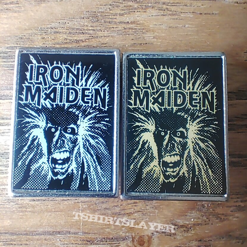 Iron Maiden Early Debut album badge - Silver
