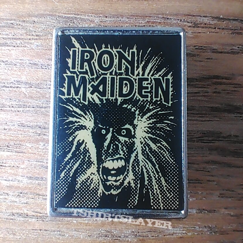 Iron Maiden Early Debut album badge - Silver