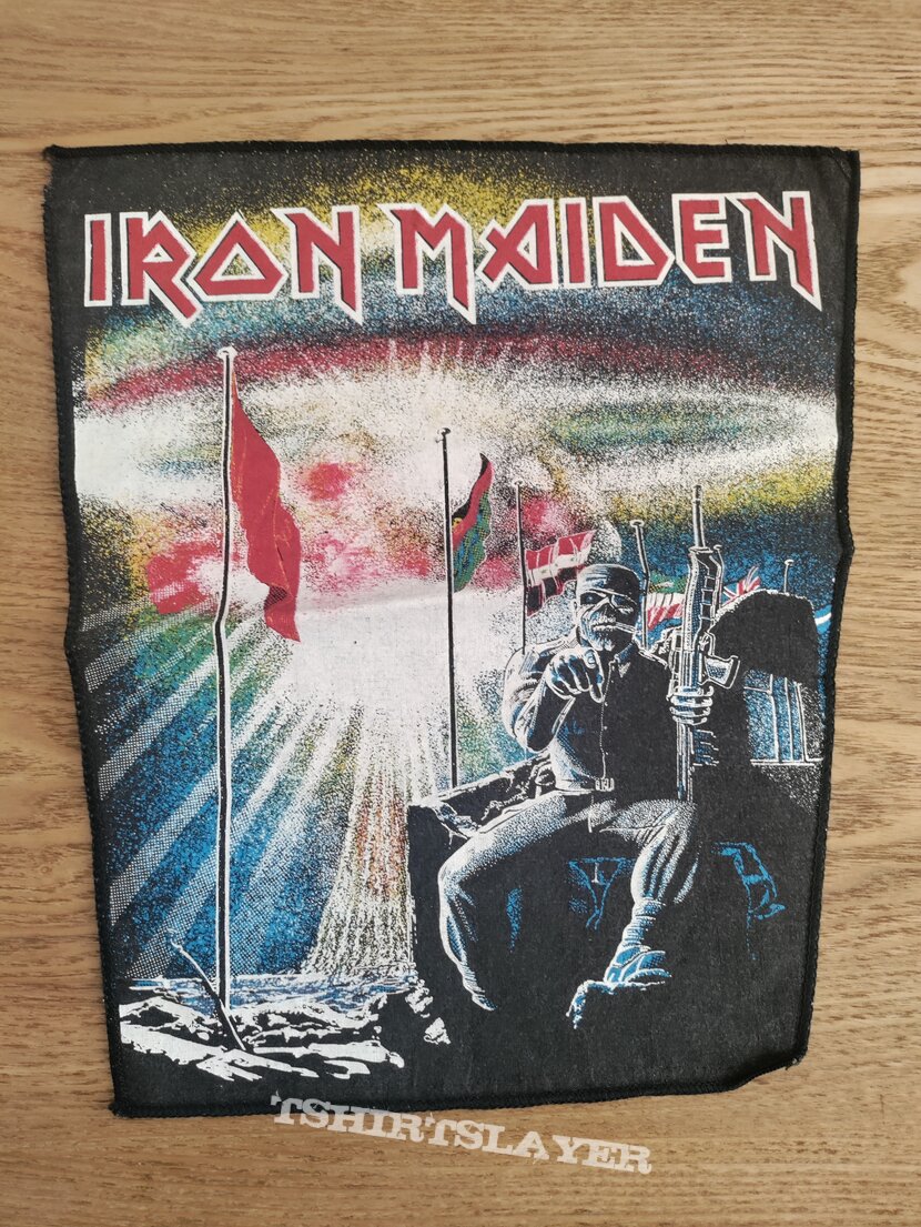 Iron Maiden Two Minutes to Midnight Bootleg back patch