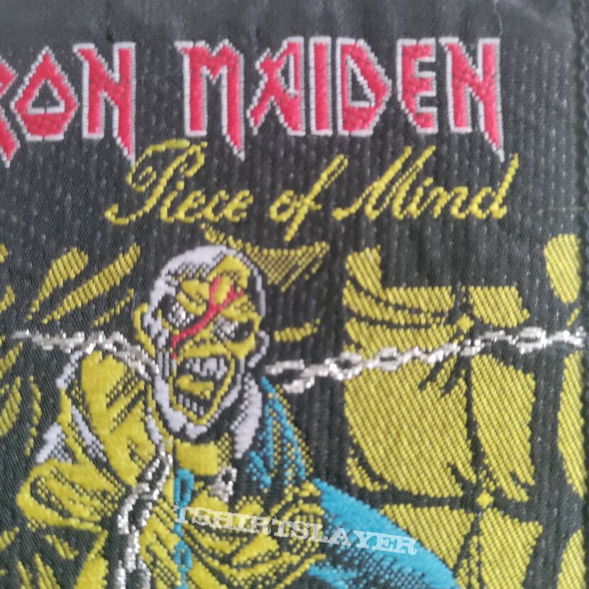 Iron Maiden Piece of Mind patch ( no date just black space)