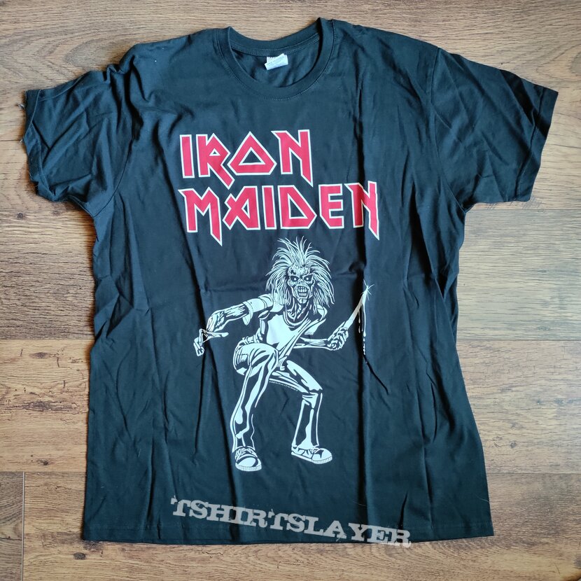 Iron Maiden Sanctuary Autumn Tour shirt 1980 - reissue | TShirtSlayer TShirt  and BattleJacket Gallery