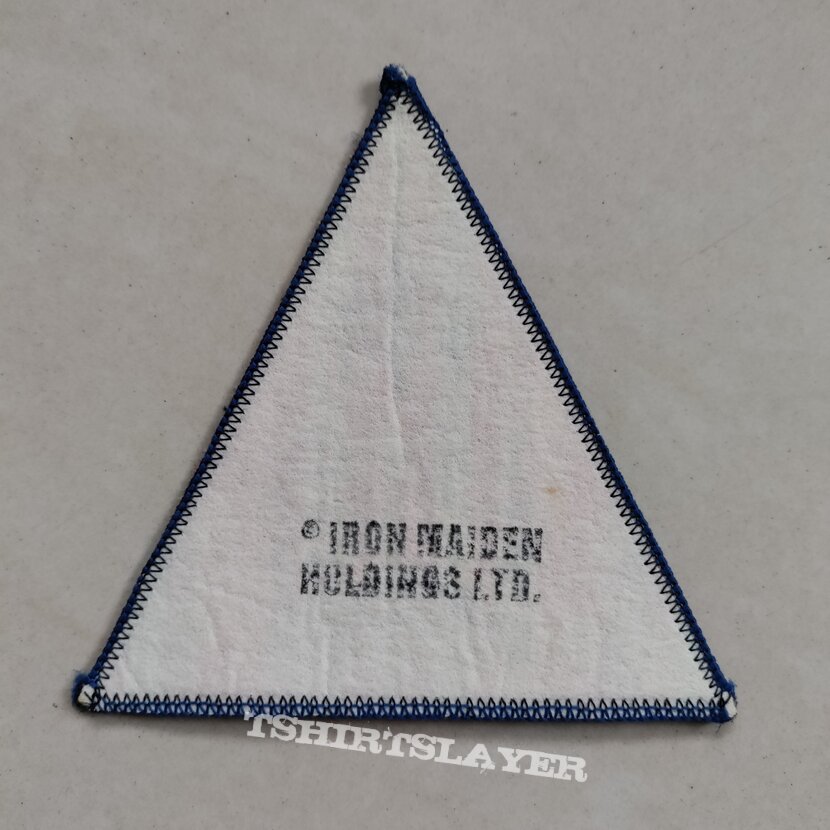 Iron Maiden Powerslave triangular tour patch