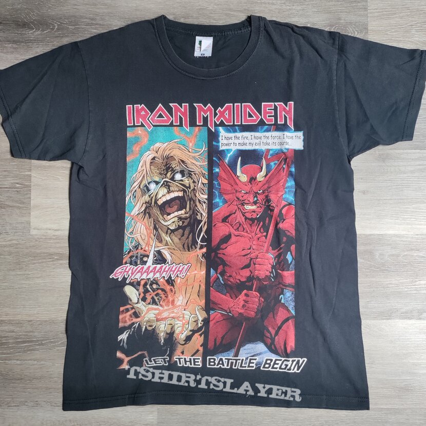 Iron Maiden Legacy of the Beast - Let the Battle Begin European Tour Shirt  2018 | TShirtSlayer TShirt and BattleJacket Gallery
