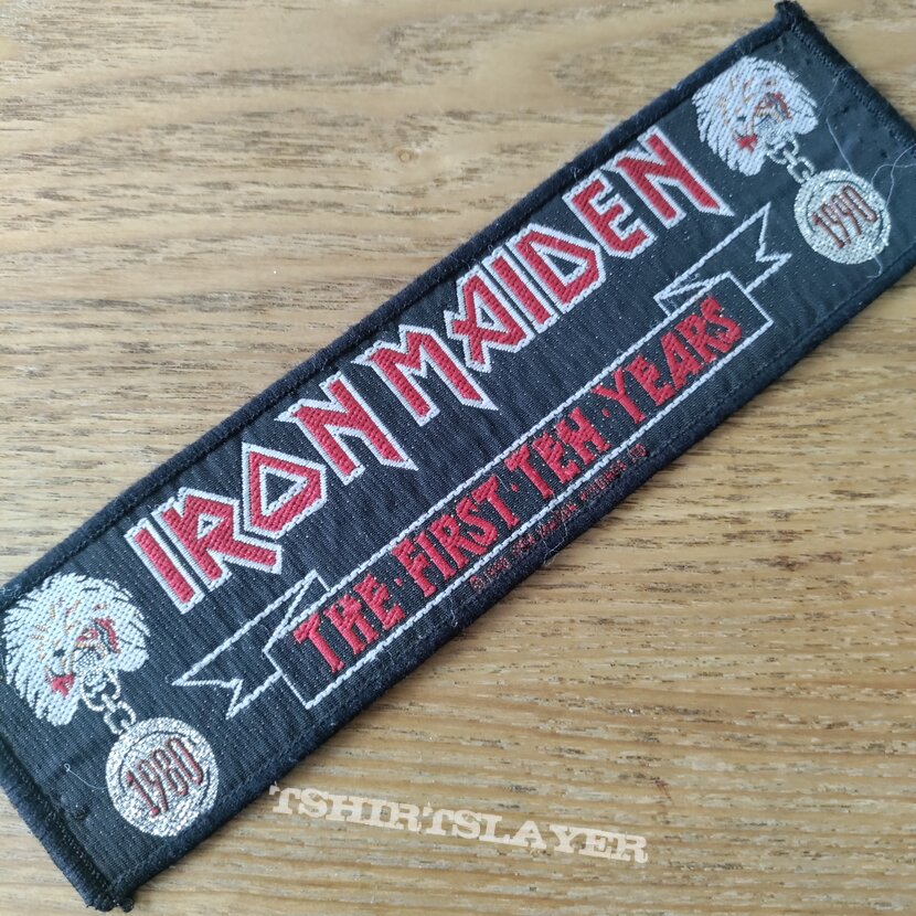 Iron Maiden First Ten years strip patch