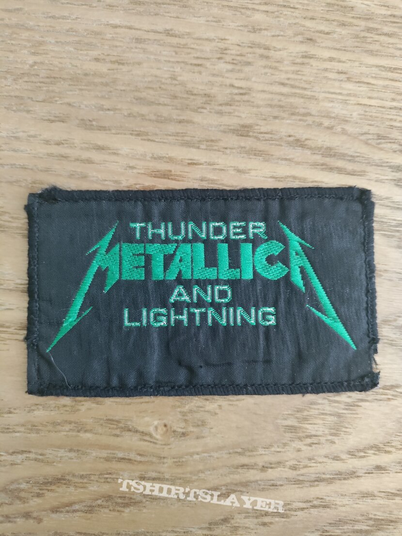 Metallica Thunder and lightning patch