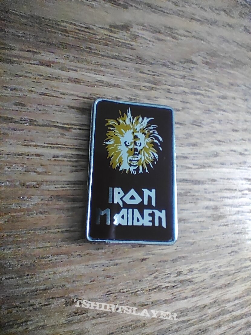 Iron Maiden Vertical rectangular debut album badge 