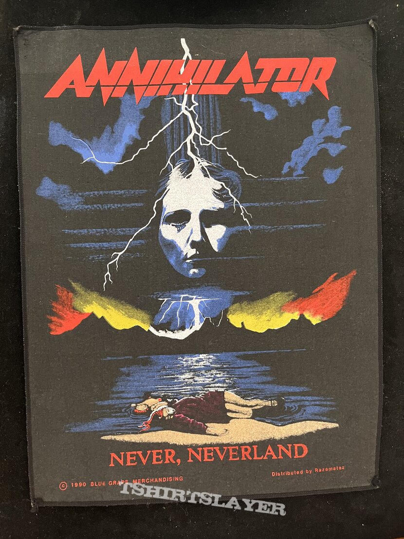Annihilator Never Neverland back patch