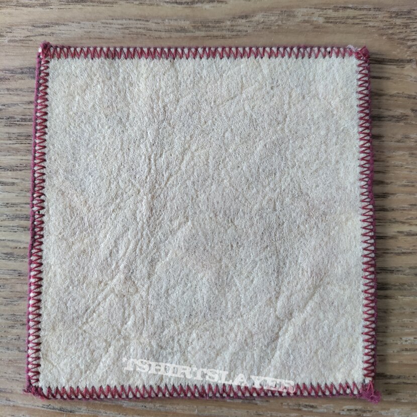 Iron Maiden Number of the Beast single square patch - red border Iron Maiden Number of the Beast single square patch - red border