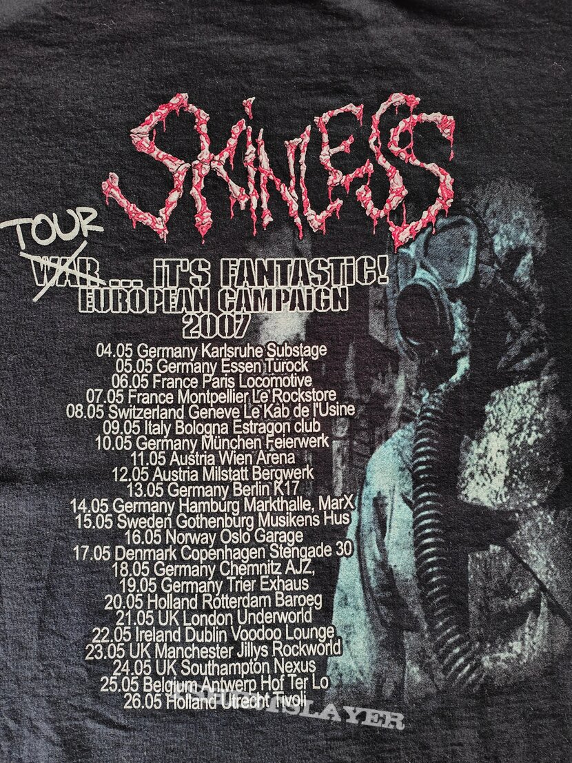 Skinless Tour 2007 It&#039;s FANTASTIC! European campaign T-Shir