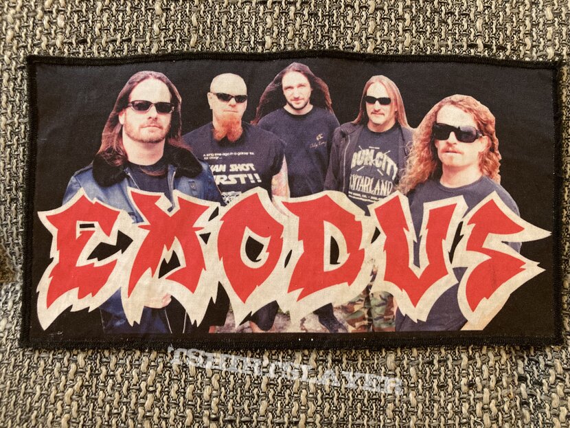 Exodus Bandmembers Backstripe Patch