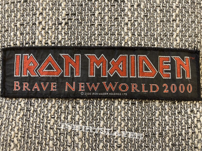 Iron Maiden Brave New World Tour 2000 Patch