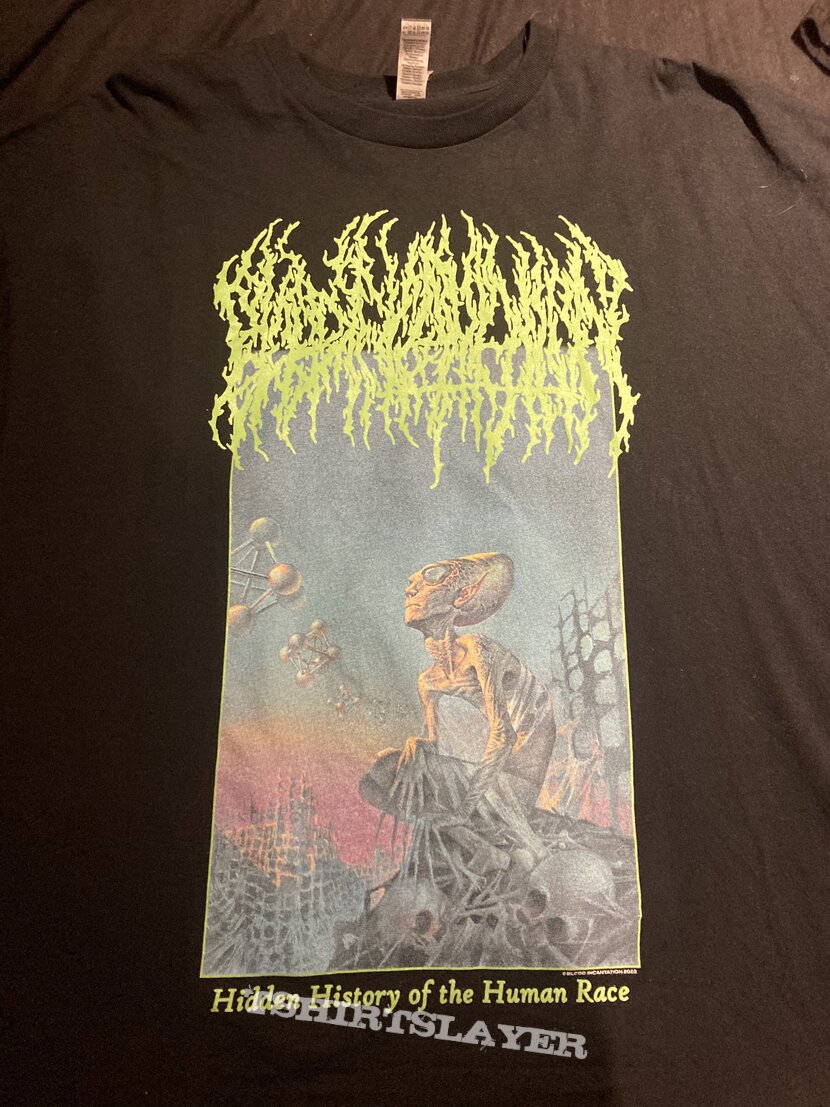 Blood Incantation Hidden History of Europe Tour Shirt