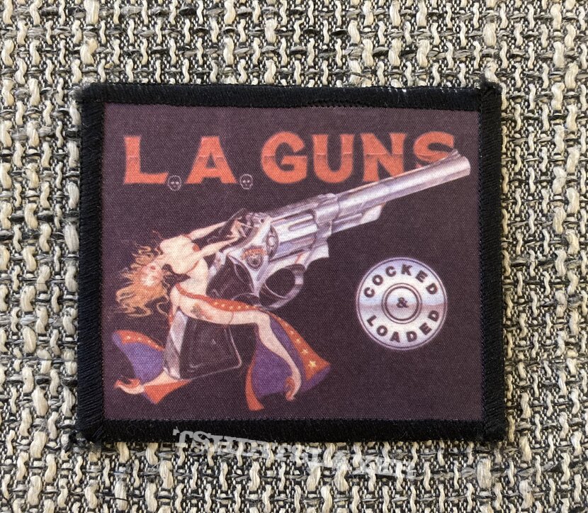L.A. Guns Cocked and Loaded Patch | TShirtSlayer TShirt and