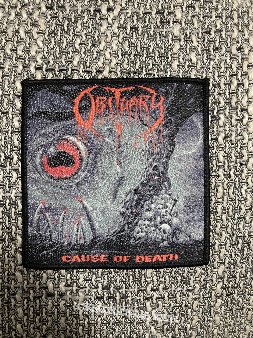 Obituary Cause of Death Patch