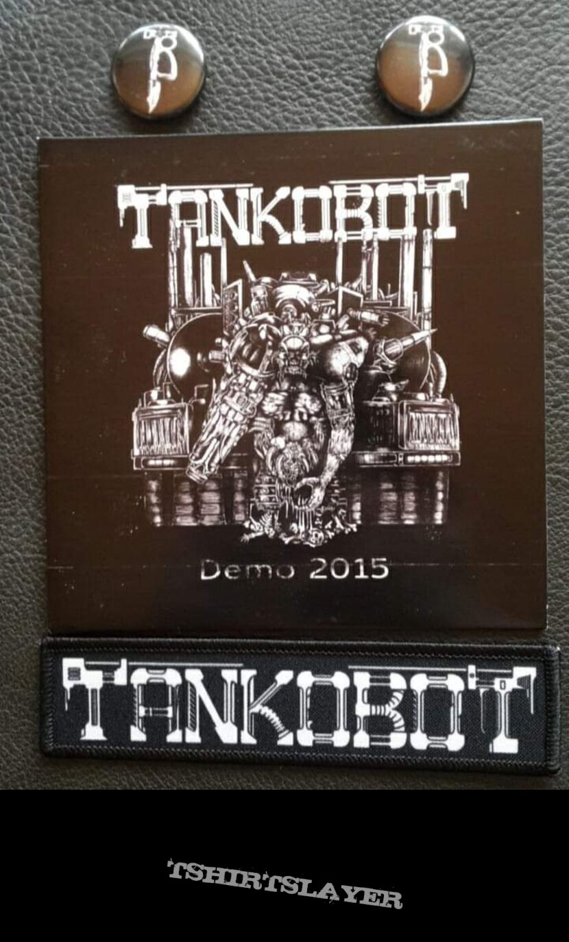 Tankobot - Demo CD, Strip Patch and Button