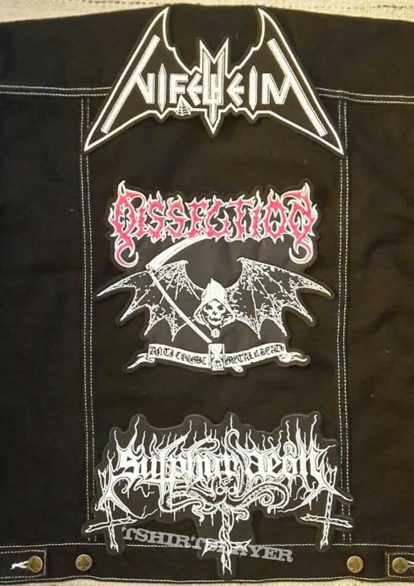 Sulphur Aeon, Dissection, &amp; Nifelheim - Shape Backpatches