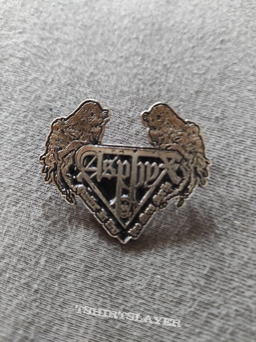 Asphyx Metal Pin 