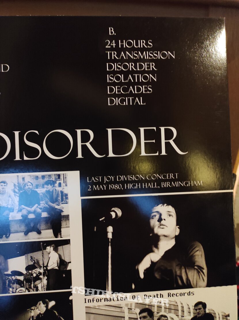 Joy Division - Disorder Vinyl LP 