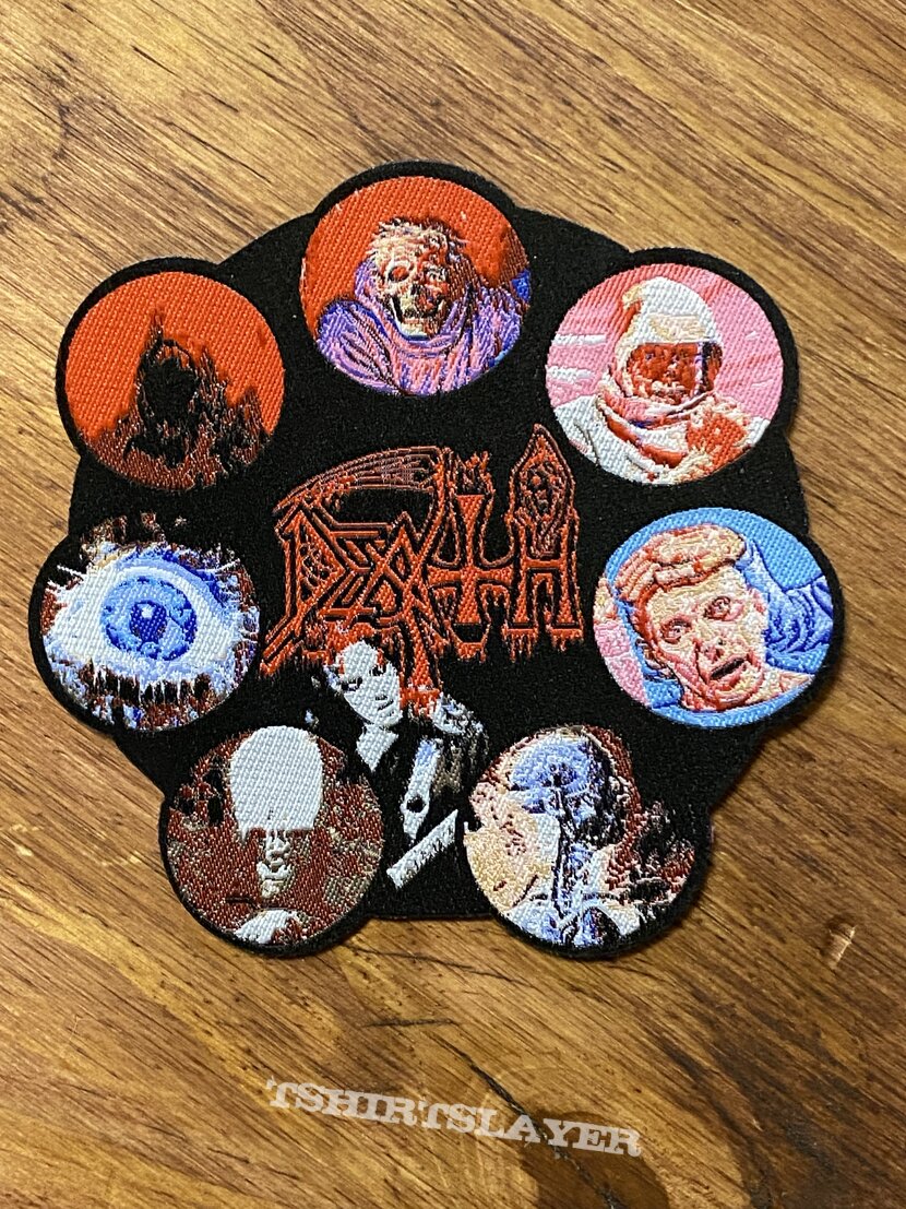 Death Discography Laser Cut Patch