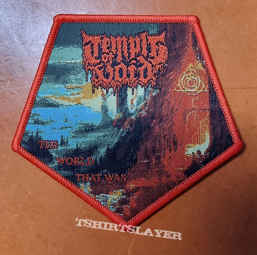 Temple of Void, The World That Was, red border patch