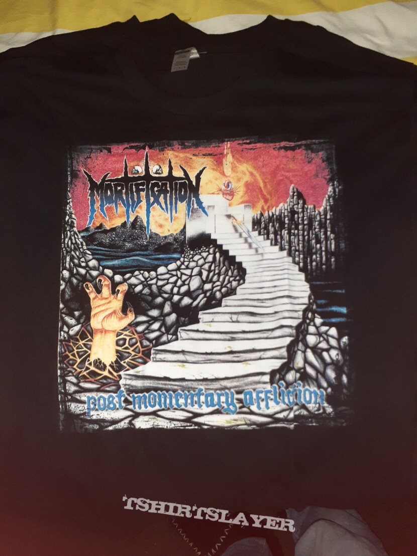 Mortification post momentary affliction tshirt 