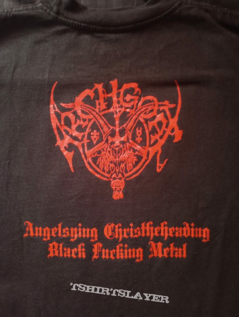 Archgoat &quot;Angelslaying Christbeheading Black Fucking Metal&quot; Shirt