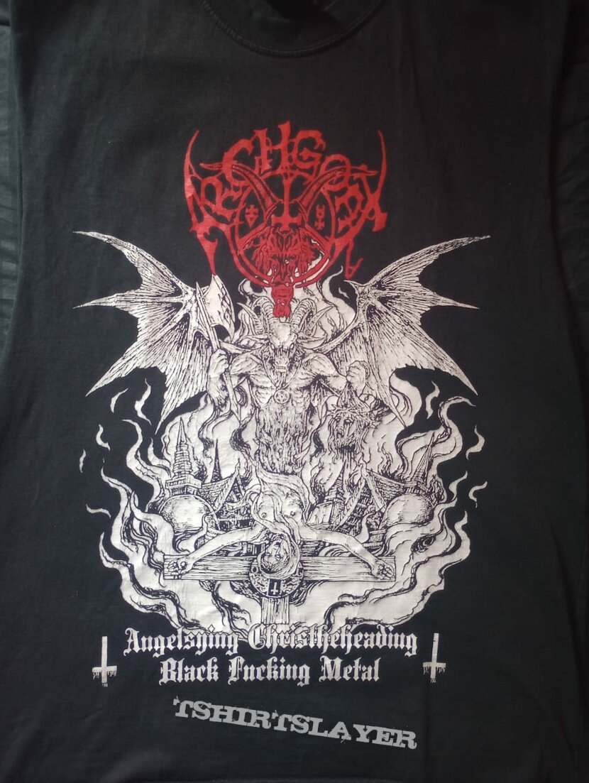 Archgoat &quot;Angelslaying Christbeheading Black Fucking Metal&quot; Shirt