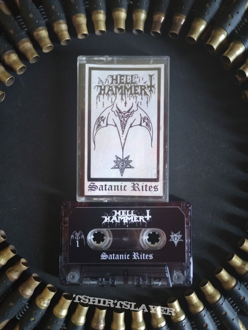 HellHammer "Satanic Tape | TShirtSlayer TShirt and BattleJacket Gallery