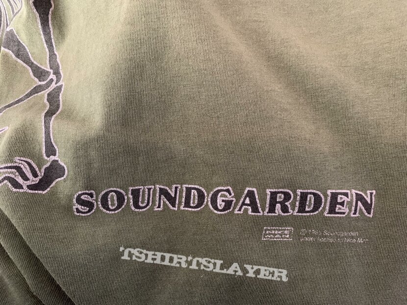 Soundgarden 1996 European tour t-shirt