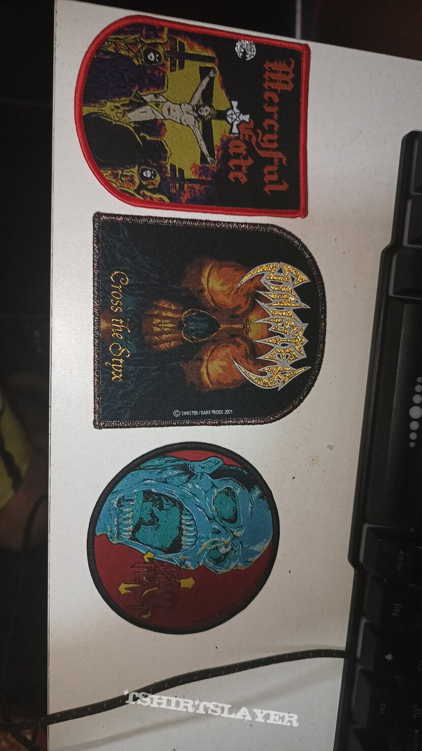 Sinister Blood Feast Mercyful Fate Patches from BHMOXM 