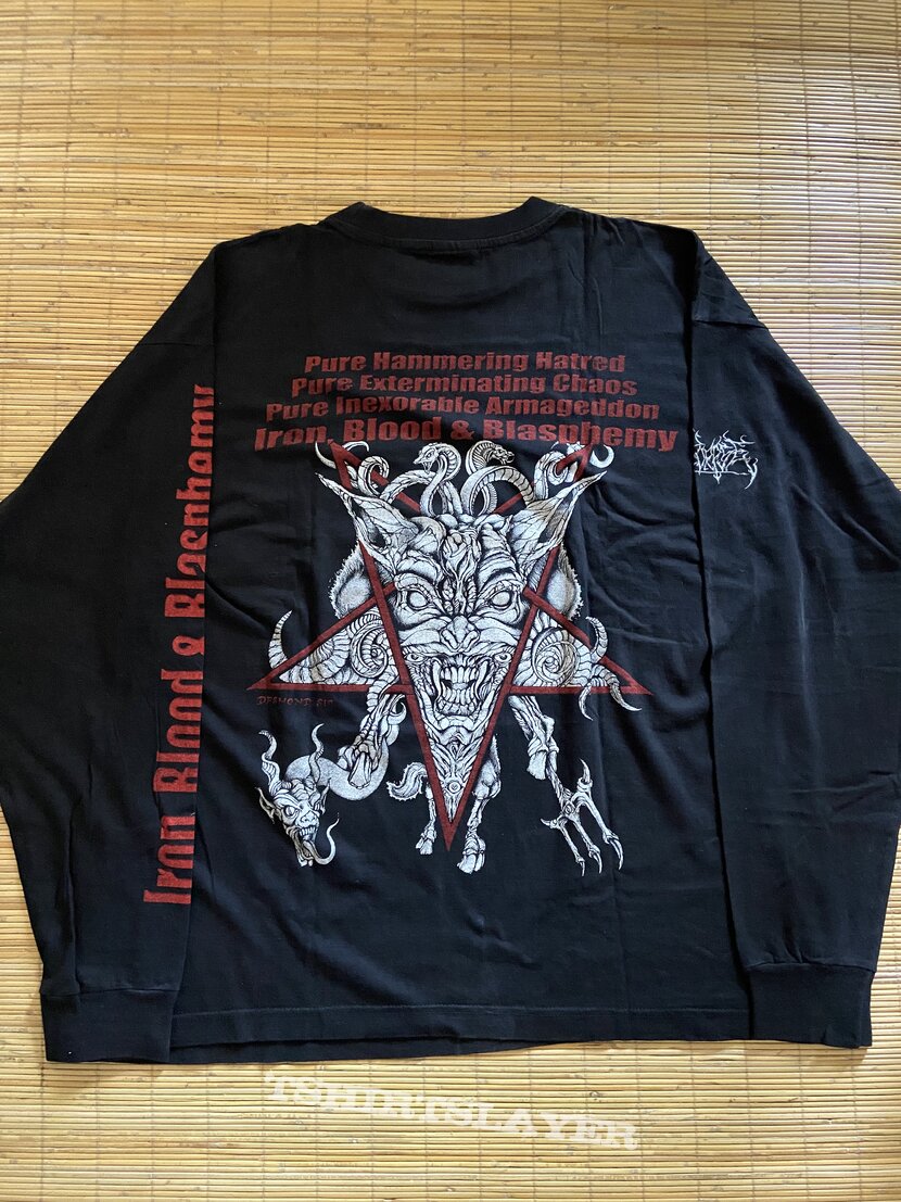 Angelcorpse - Iron blood and Blasphemy longsleeve