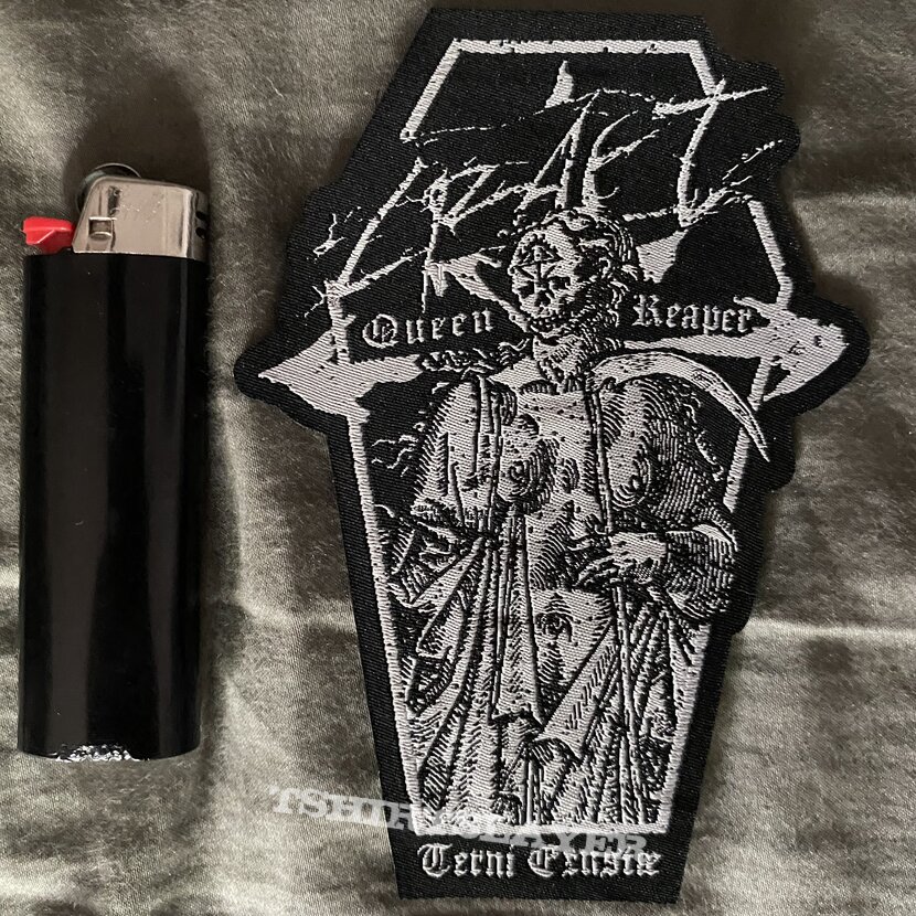 Craft Wueen Reaper coffin shaped laser cut patch