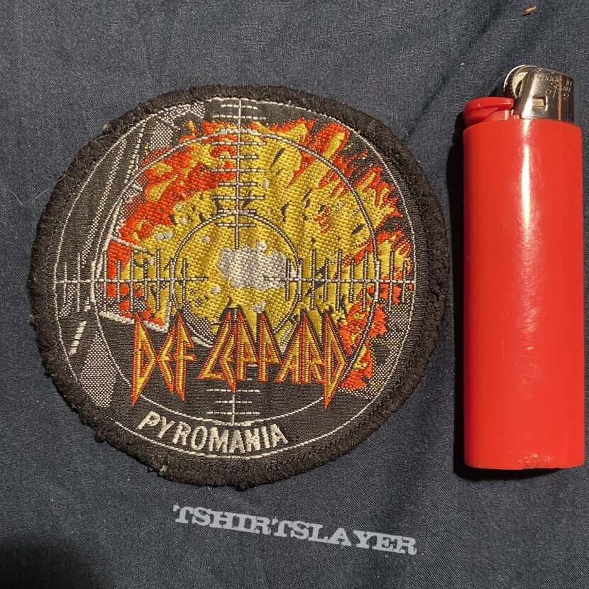 Def Leppard Pyromania round patch