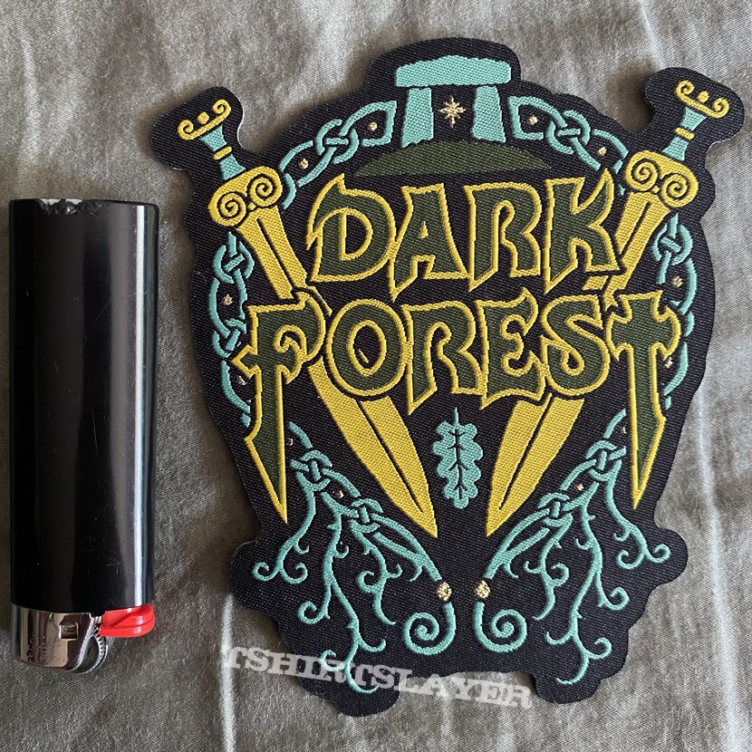 Dark Forest Logo shaped laser cut patch