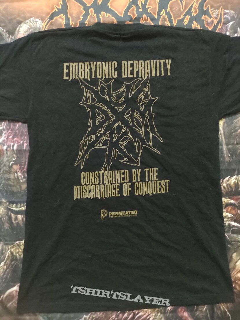 Embryonic depravity - constrsined bycthe miscarriage of conquest
