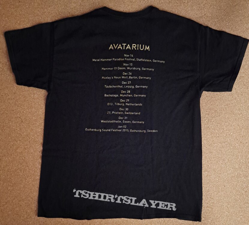 Avatarium 2014 tour shirt