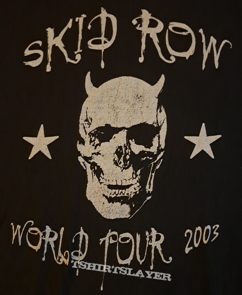 Skid Row 2003 tour shirt Skid Row 2003 tour shirt