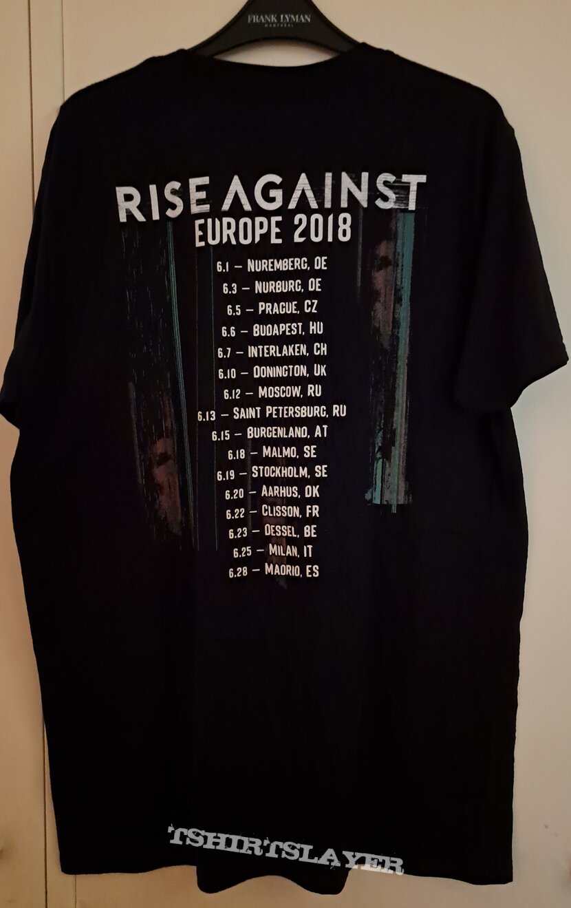 Undefined Rise Against 2018 tour shirt TShirtSlayer TShirt and BattleJacket Gallery