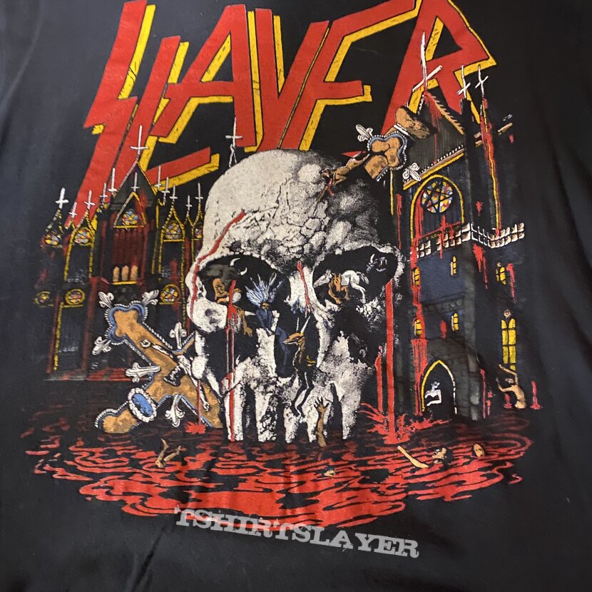 Vintage Slayer South of Heaven tour tee | TShirtSlayer TShirt and ...