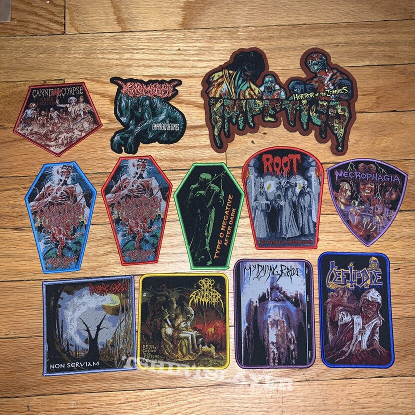 Cannibal Corpse Pull the plug patches Cannibal Corpse Pull the plug patches
