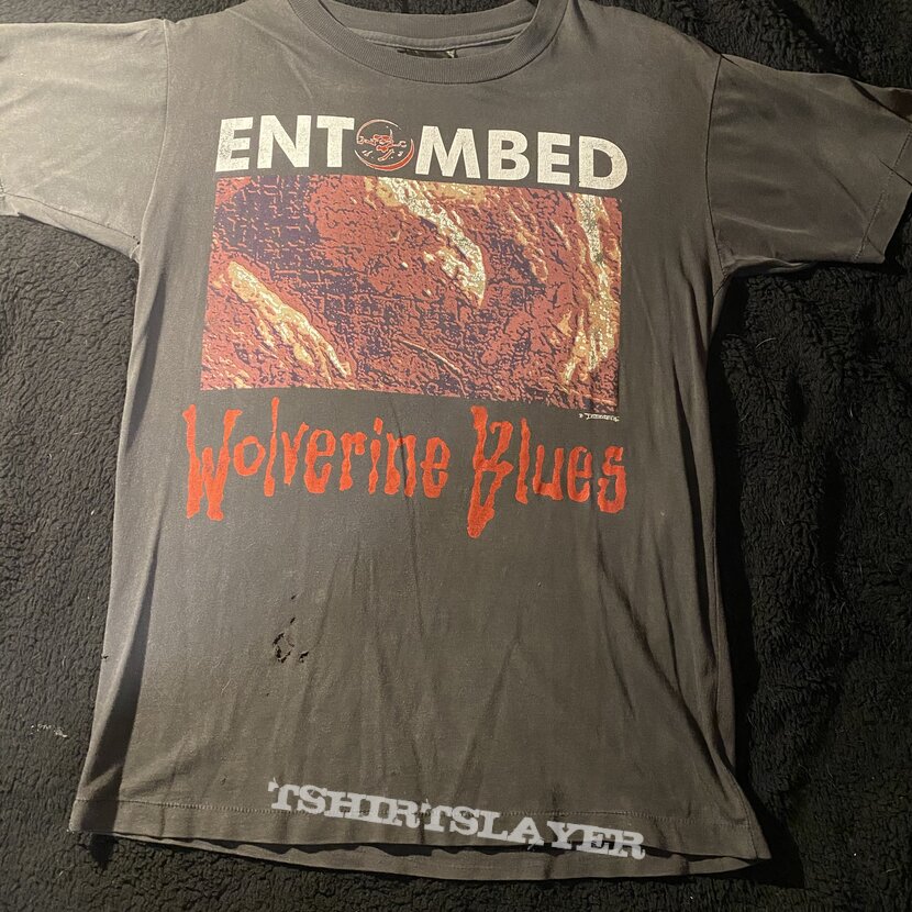 Vintage entombed wolverine blues tee Vintage entombed wolverine blues tee