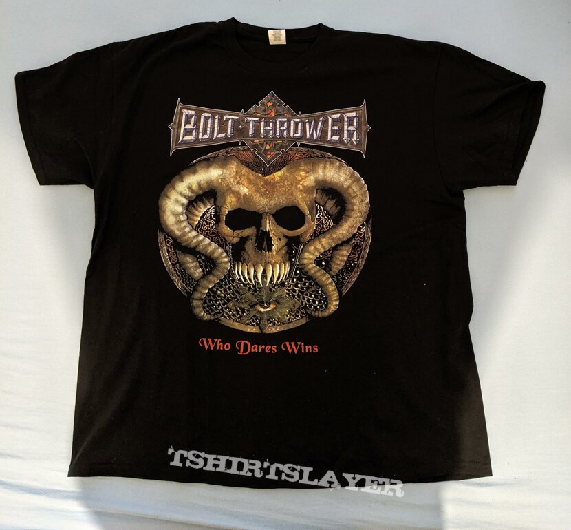 Bolt Thrower - Who dares wins/boot | TShirtSlayer TShirt and ...