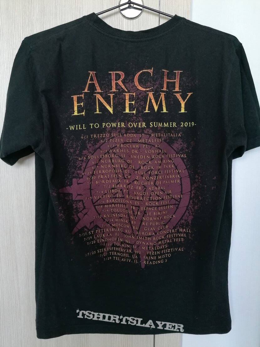 ARCH ENEMY - First Day In Hell 2019 Tour Shirt | TShirtSlayer TShirt and  BattleJacket Gallery