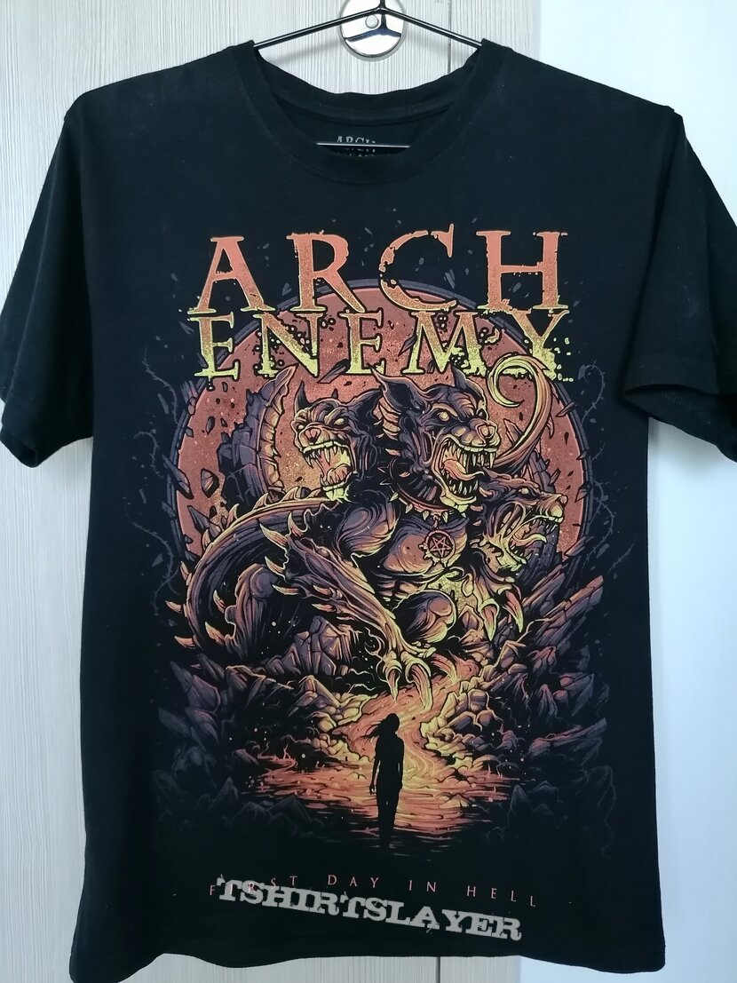 ARCH ENEMY - First Day In Hell 2019 Tour Shirt | TShirtSlayer TShirt and  BattleJacket Gallery