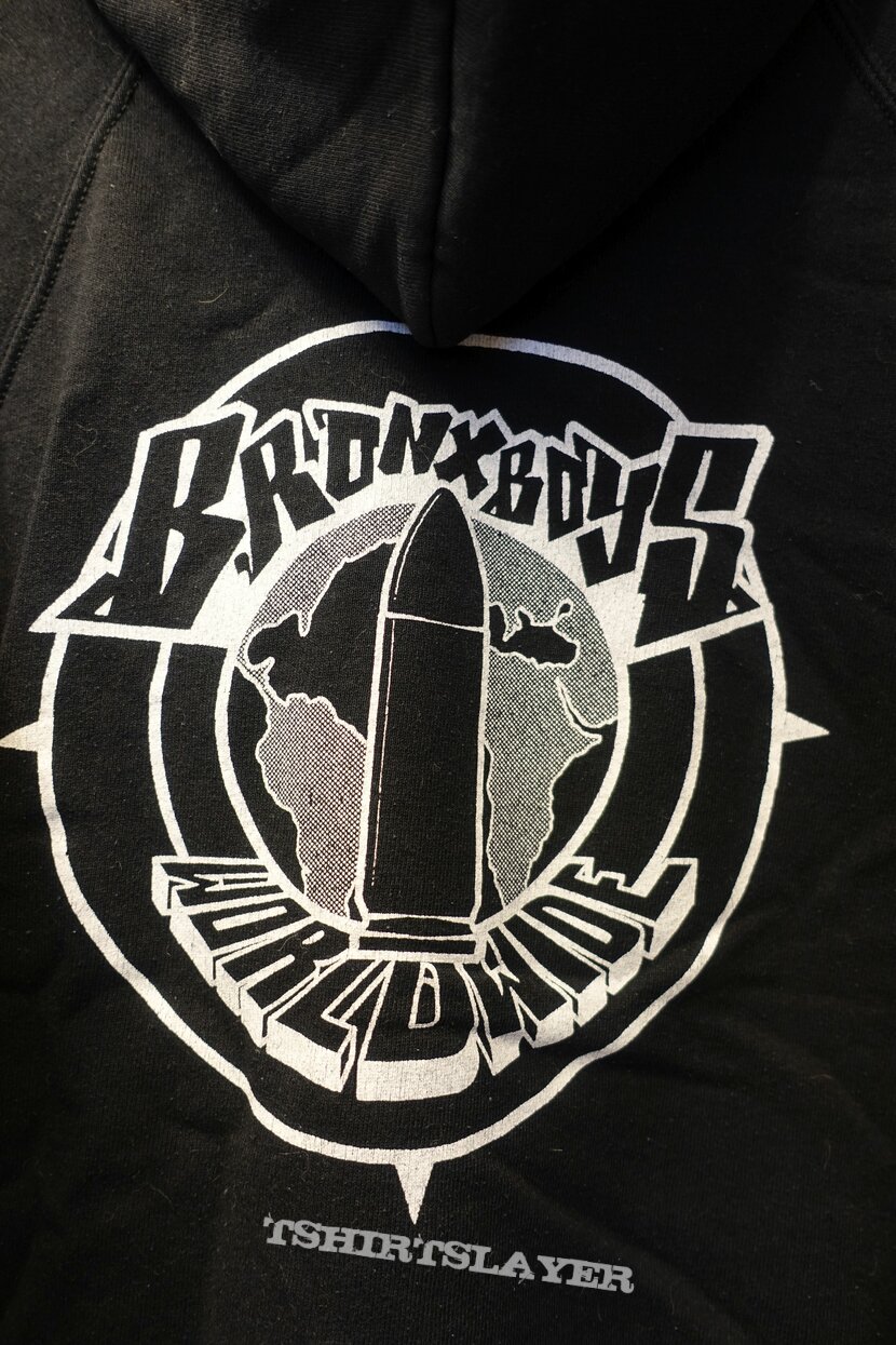 Bronx Boys &quot;Worldwide&quot; 1990s Hooded Sweatshirt