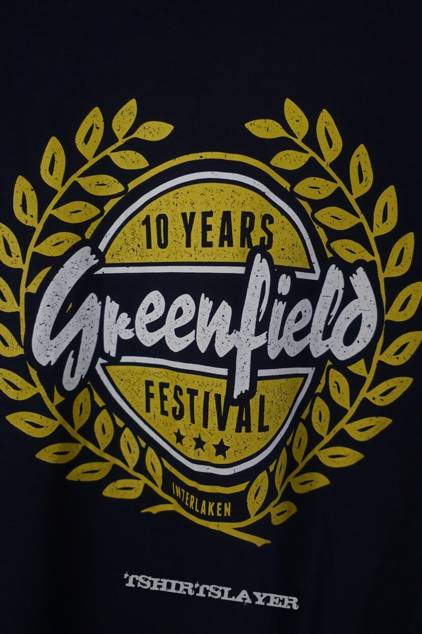 Iron Maiden Greenfield Festival 2014 T-Shirt (10th Anniversary)