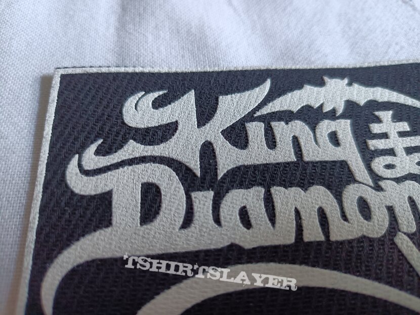 King Diamond &quot;White Logo&quot; Latex color print Patch