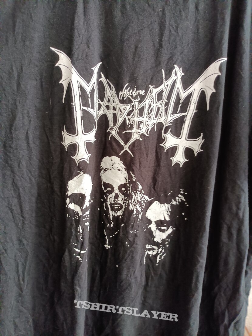 Mayhem Band T-Shirt, Mayhem Logo Tee Shirt, Thrash Metal, Speed