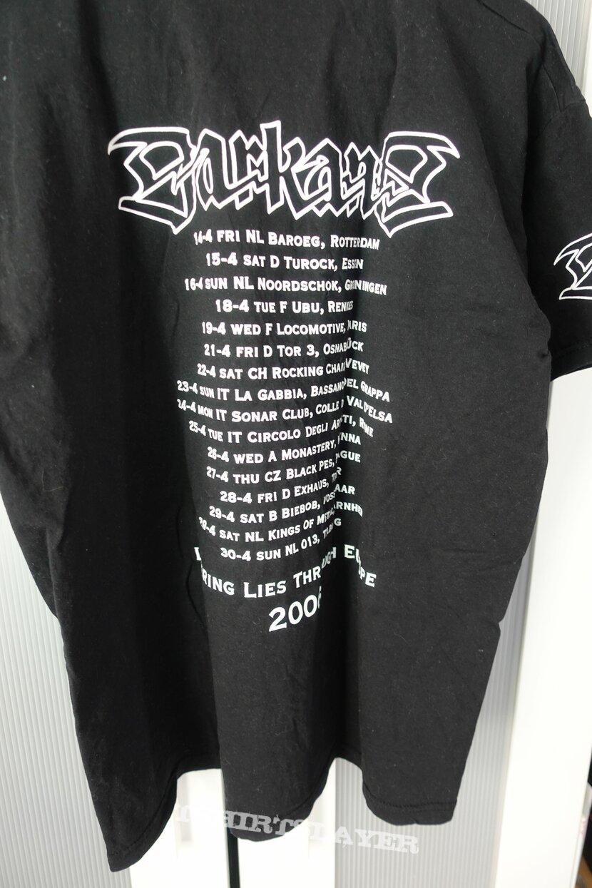 Darkane &quot;Layers of Lies Euro Tour 2006&quot; T-Shirt w/ back and sleeve print