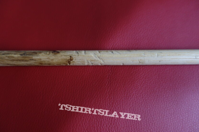 Coal Chamber 2013 Signature Drumstick with Drummer&#039;s Blood on it